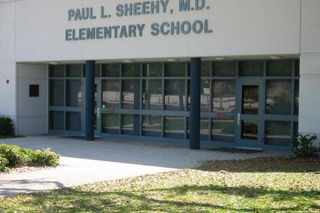 Paul L. Sheehy Elementary School entrance
